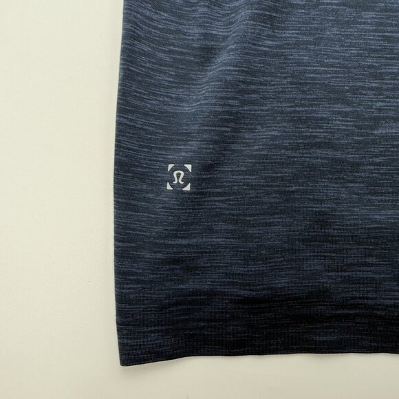 Lululemon Mens Blue XL Short Sleeve Stretchy Polo Shirt - Picture 7 of 8